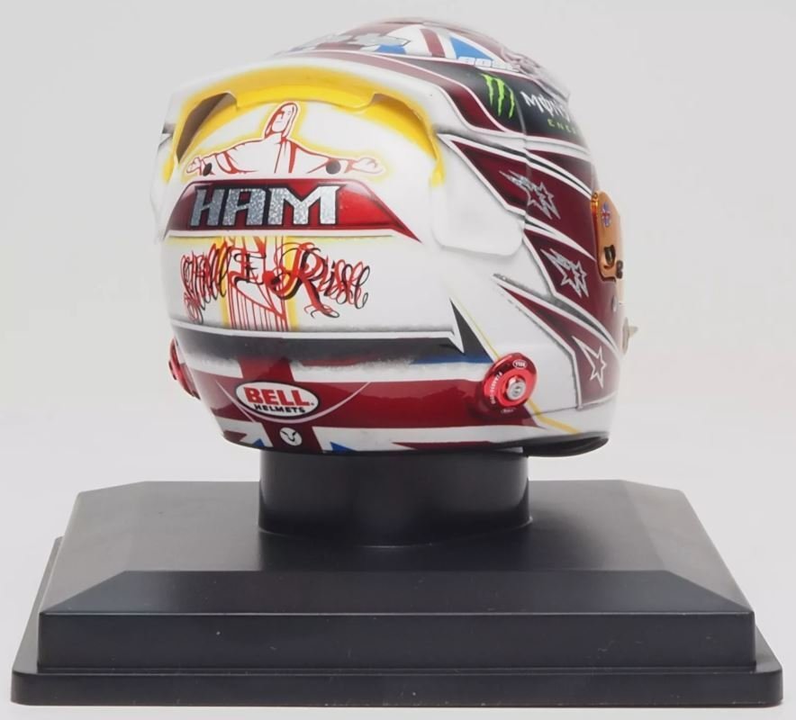 Spark 1:5 - Model car - Rare! Lewis Hamilton Silverstone 2019 WC Helmet (1/5) - 7 Times World Champion Formula 1 #4.3