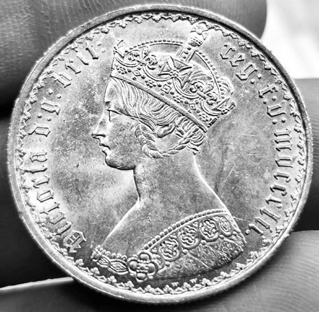 英国. 维多利亚. 1 Florin 1852 #2.1