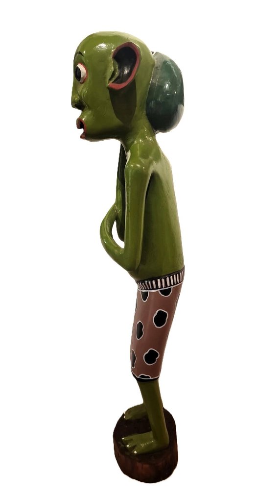 Figura verde - 雕塑 - Makondé - 坦桑尼亚 #2.1