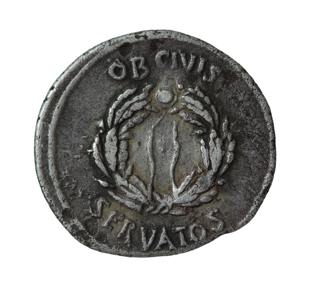 Impero romano. Augusto (27 a.C.-14 d.C.). Denarius Colonia Patricia 19–18 BC #1.0
