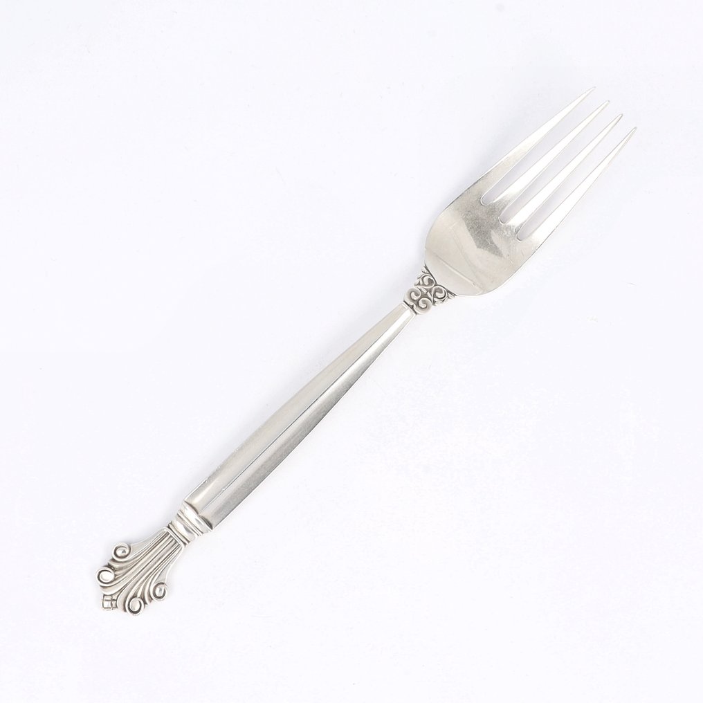 Georg Jensen model Acanthus - Dinerbestek - Servizio di posate (3) - .925 argento #3.2