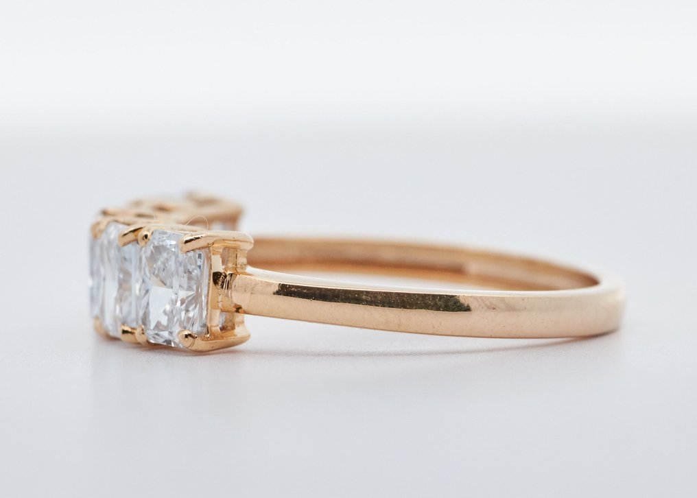 χωρίς τιμή ασφαλείας - Δαχτυλίδι - 14 καράτια Κίτρινο χρυσό - 1.72ct. tw. Διαμάντι (Εργαστηριακής καλλιέργειας) #4.3