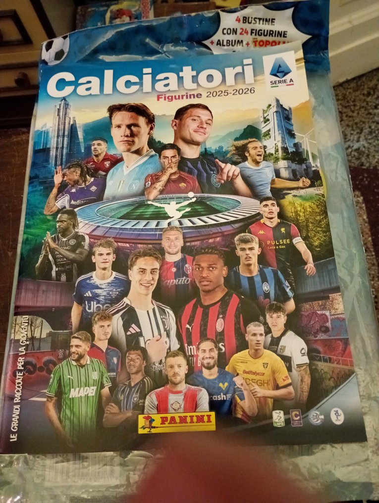 Panini Calciatori 2025/26 - 1 Empty album + complete loose sticker set - Excellent (EX) #2.1