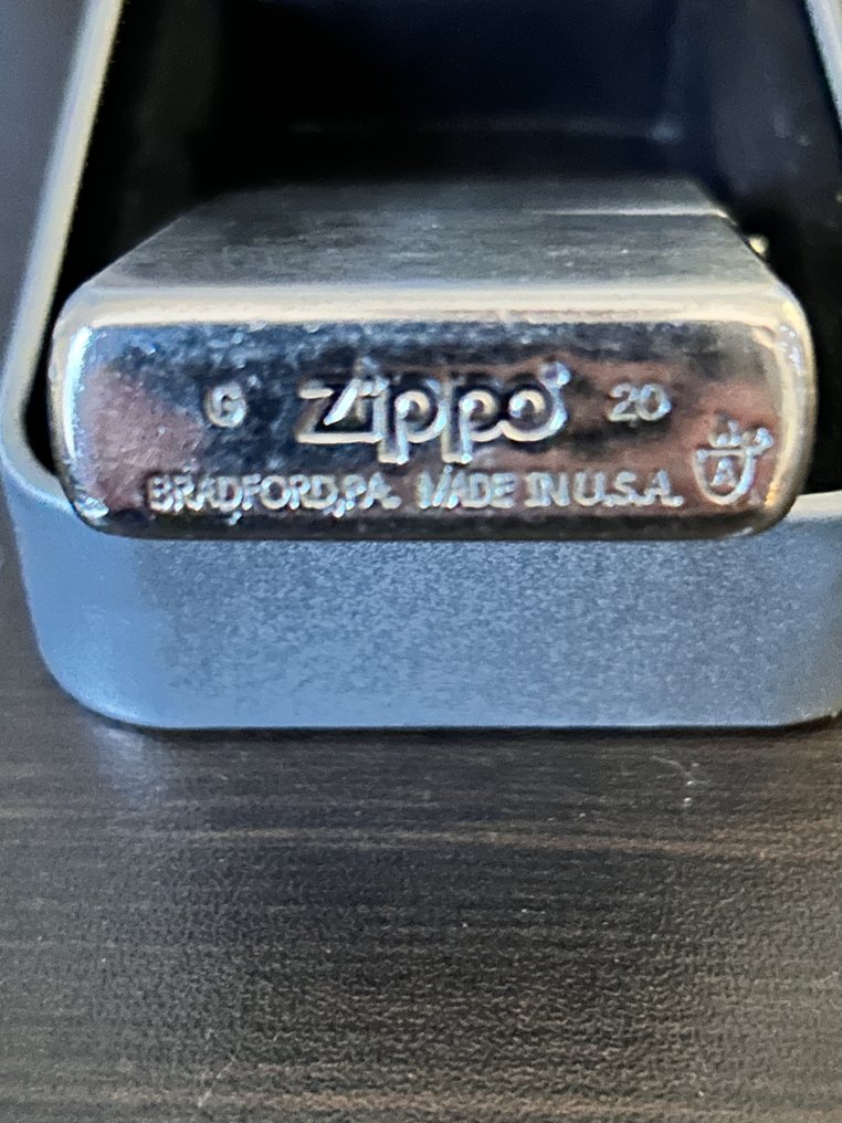 Zippo - G20-silver metallic- Zippo - Sem preço de reserva - Isqueiro - Aço #2.1