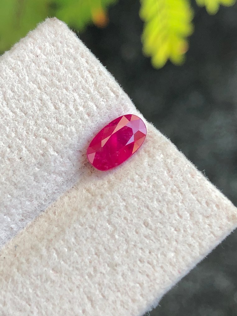 1 pcs  红色 红宝石  - 1.13 ct - 国际有色宝石协会（ICA GemLab） #1.0