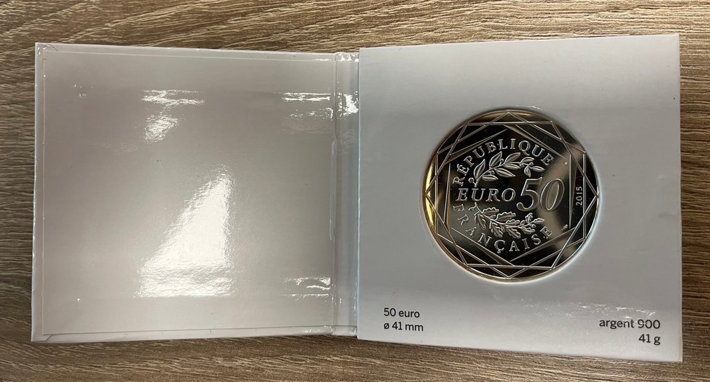 Frankrijk. 50 Euro 2015 - Asterix LA PAIX (Zonder Minimumprijs) #1.0