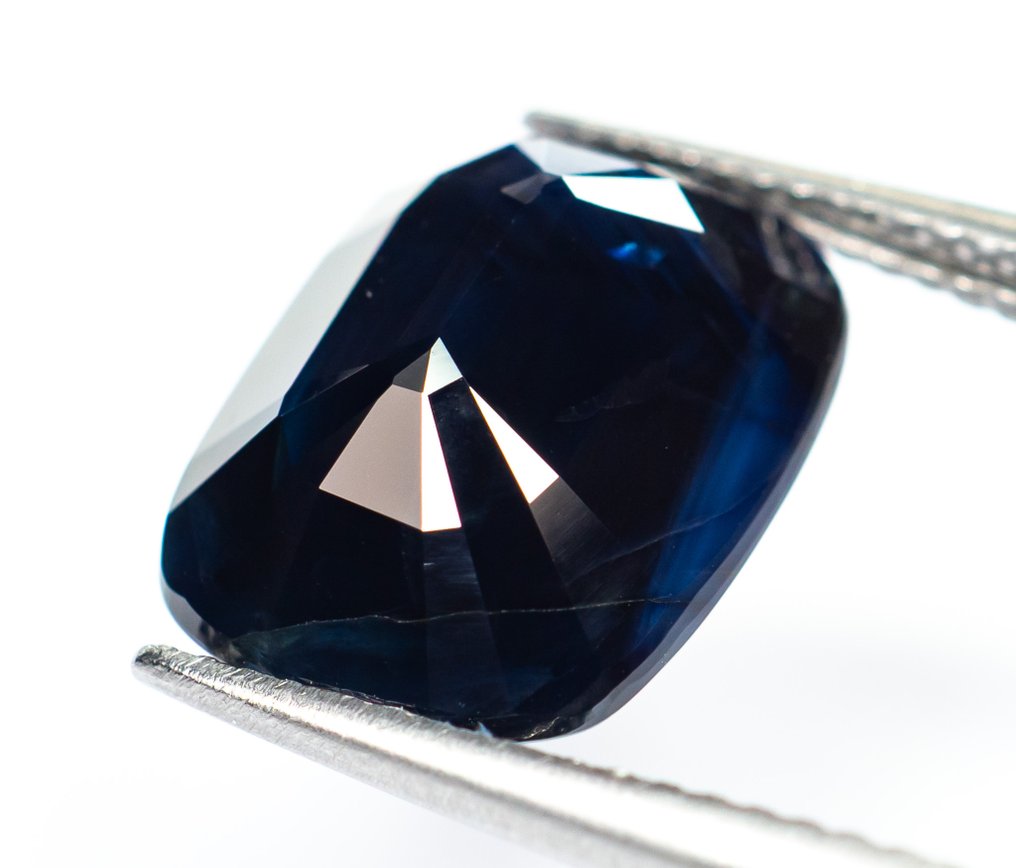 χωρίς τιμή ασφαλείας Ζαφείρι - 8.04 ct - Bellerophon Gemlab - Σκούρο Μπλε #3.2