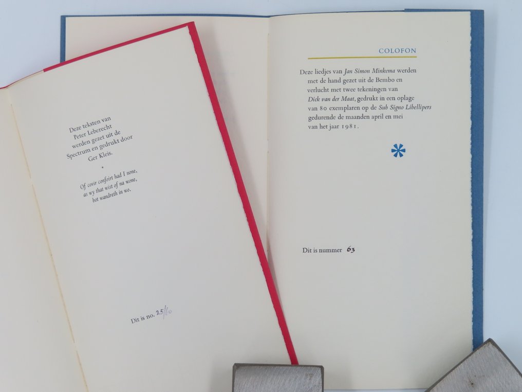 [Sub Signo Libelli] Arie van den Berg, Sandro Penna e.a. - Lot met vijf uitgaven w.o. Een absoluut muizegat - 1977-1984 #2.1