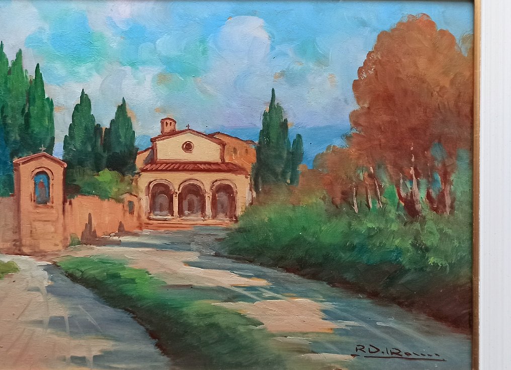 Raffaele Del Rosso (1859-1927) - Convento dei Cappuccini - Vecchia Toscana #4.3