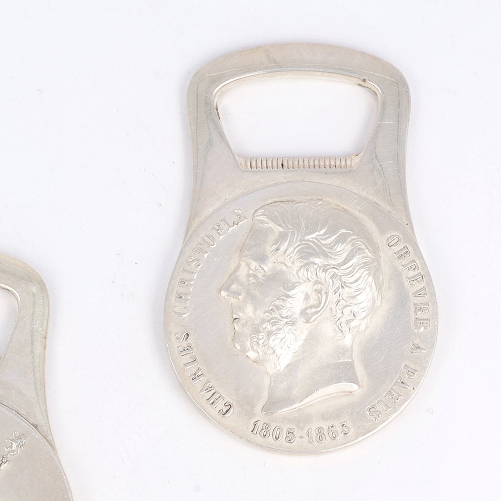 NO RESERVE - Christofle - Flaschenöffner (2) - Versilbert #2.1