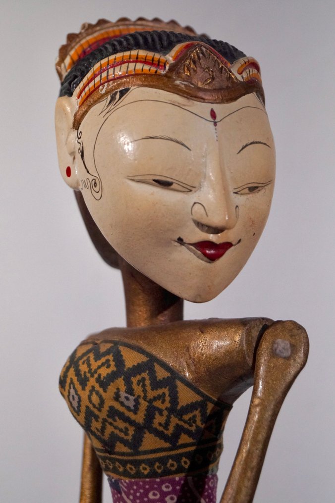 一套三只Wayang Golek木偶 - 印度尼西亚 - Late 20th century #4.3