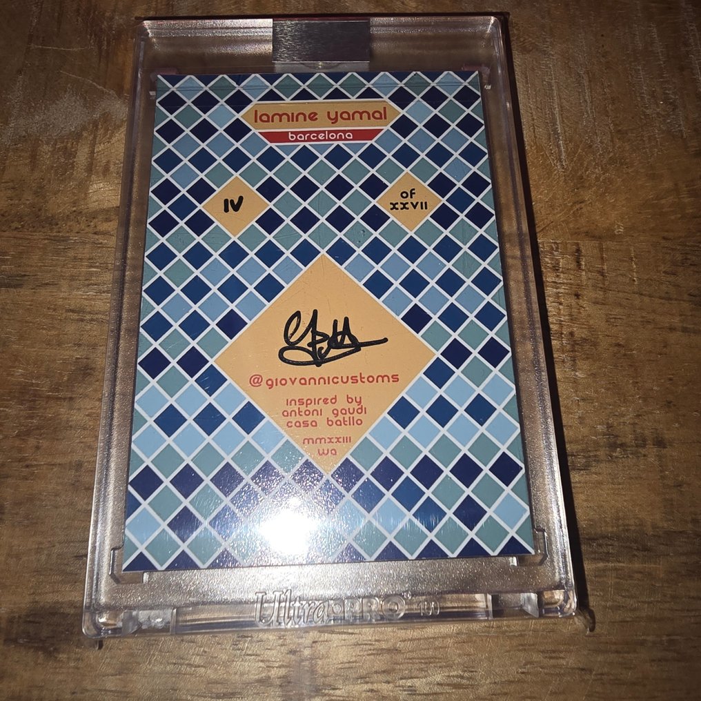 2023 Giovanni Customs Giovanni Customs Lamine Yamal IV Patch card - 1 Card - Mint (M) #3.2