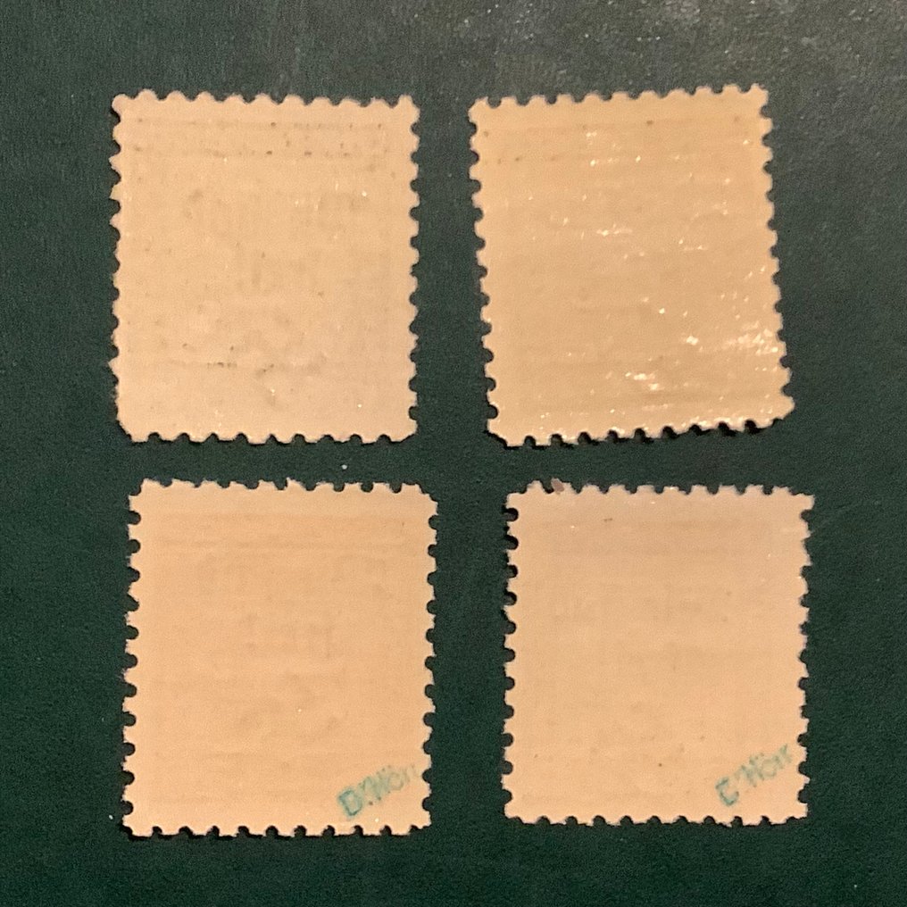 Cseh–Morva Protektorátus 1938 - Rumberg: 4 bélyeg, pajzsok, felirattal 'wir sind frei'. - Michel #2.1