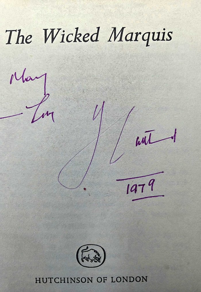 Signed, Barbara Cartland - The Wicked Marquis - 1973 #3.2