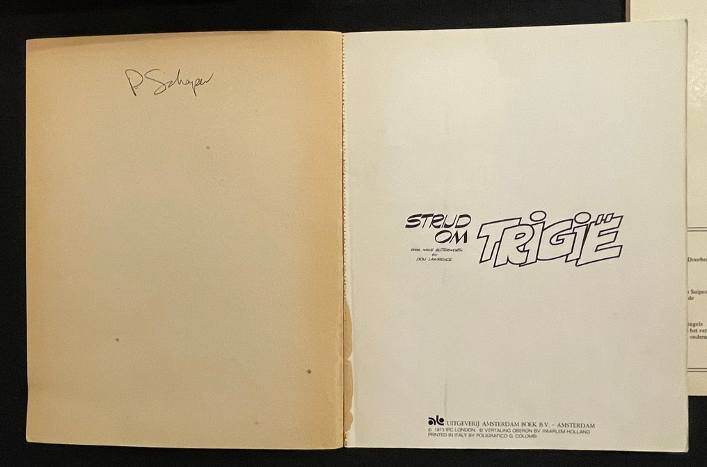 Trigië 1 t/m 21 - opeenvolgende reeks SC - 21 Album - Various editions - 1977/1981 #4.3