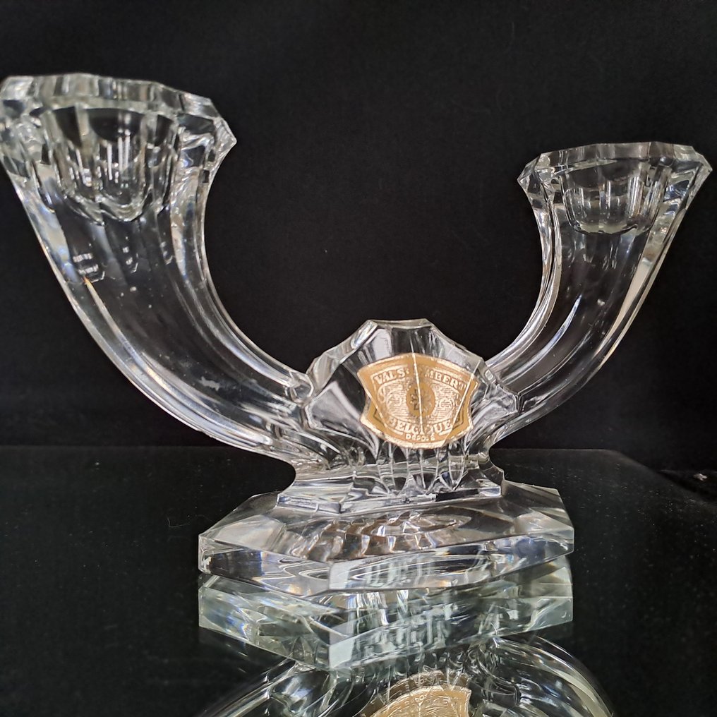 Val Saint Lambert - Candlestick Imperial (3) - Crystal #2.1