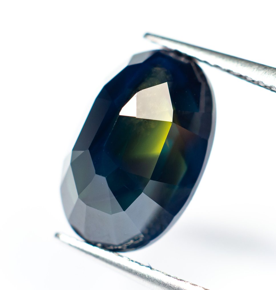 Fără preț de rezervă Safir  - 7.33 ct - Bellerophon Gemlab - Multicolor #4.3