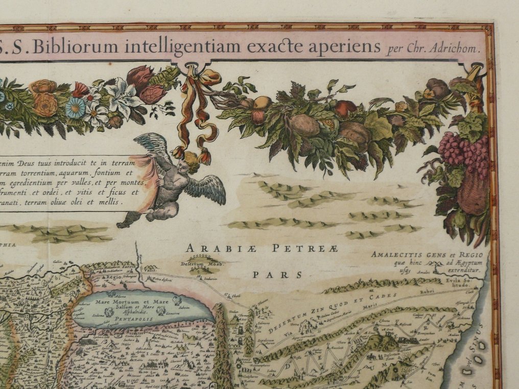Asia - Israël / Palestine / Holy Land; Johannes Janssonius - Situs Terrae Promissionis. S.S. Bibliorum intelligentiam - 1621-1650 #3.2