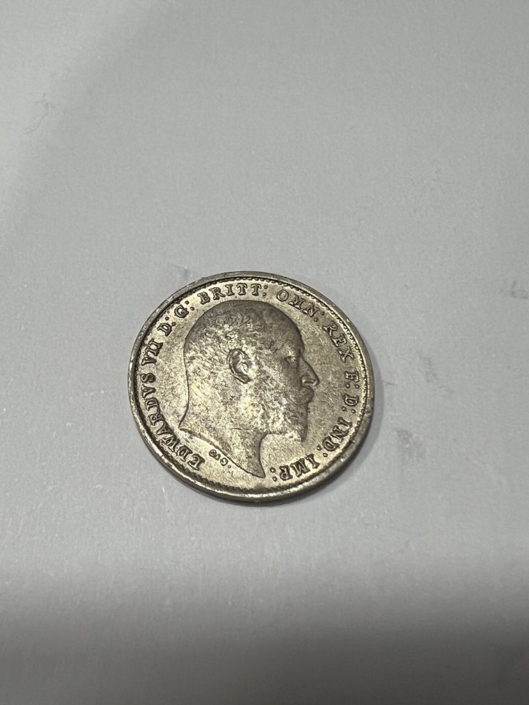 英国. 爱德华七世. 2 Pence (1903) 3 pence 1877 4 pence 1842 3 pence 1887  (没有保留价) #2.1