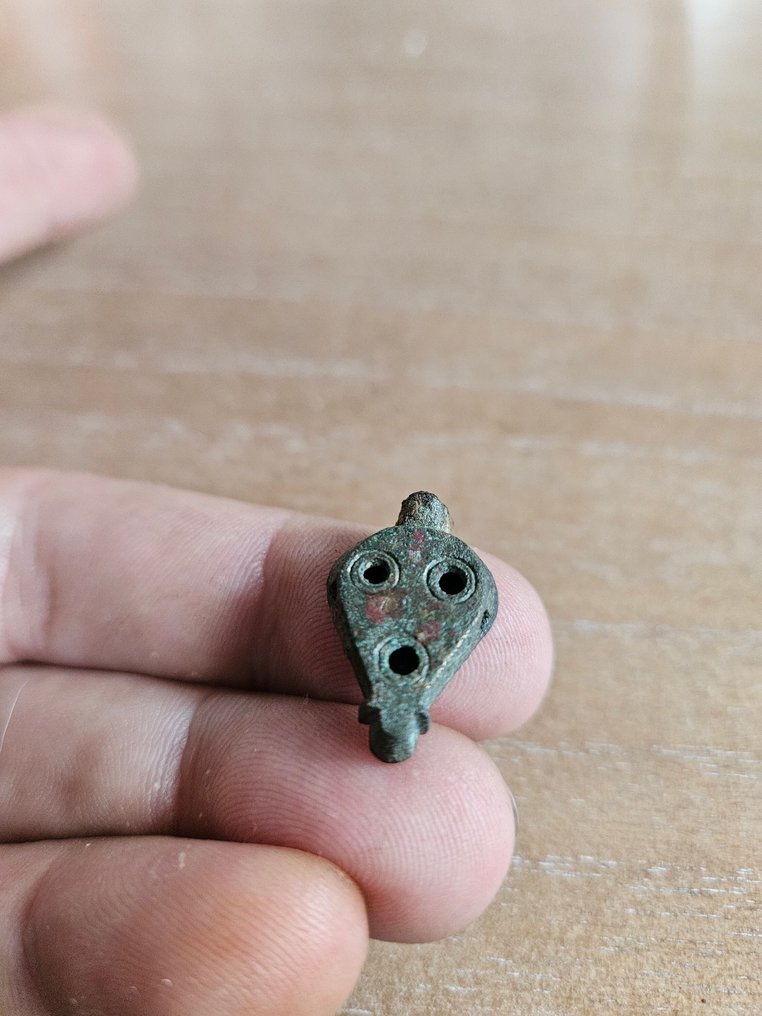 Αρχαία Ρωμαϊκή Μπρούντζος Κρεμαστό κόσμημα (χωρίς τιμή ασφαλείας) #2.1