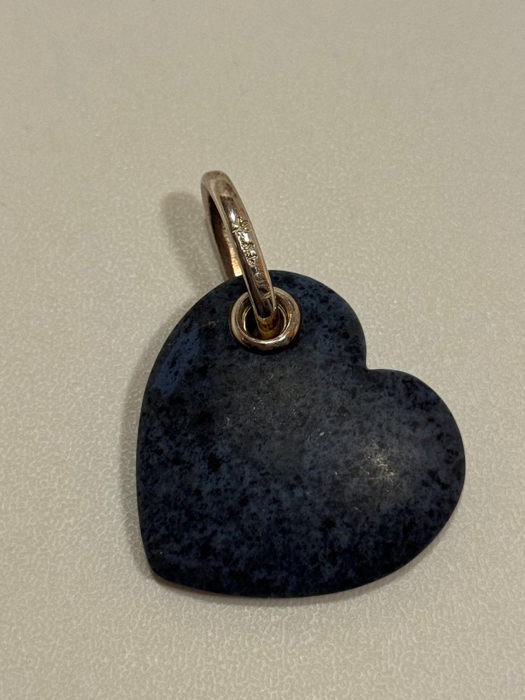 Pomellato - 墜飾 - Coeurs 銀 - Cuore Blu Argento #4.3