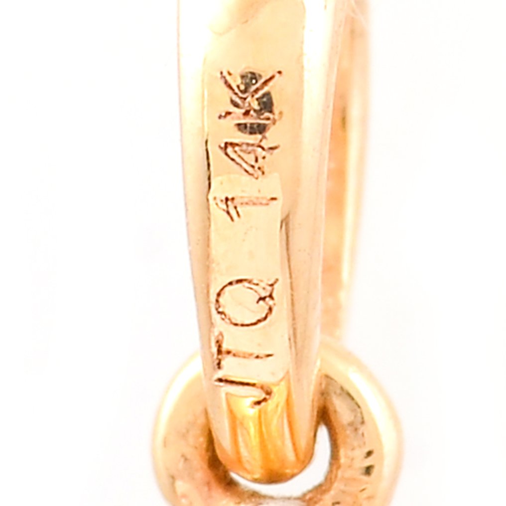 没有保留价 - 吊坠 - 14K包金 黄金 - 4.53ct. tw. 蓝宝石 - 钻石 #4.3