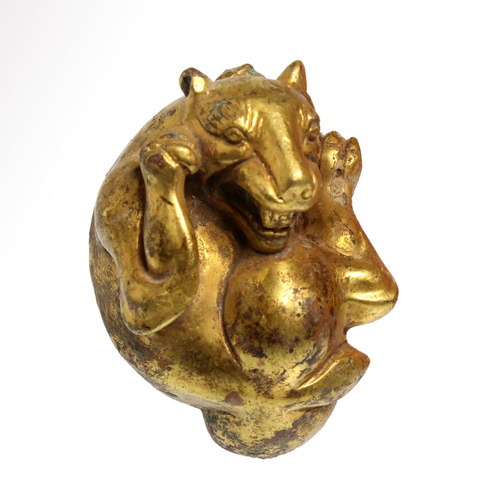 Ordos Gilded Bronze Μορφή πάνθηρα #2.1