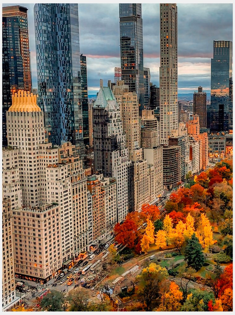 Fabian Kimmel - Golden Fall Moments in New York - Series of 6 #4.3