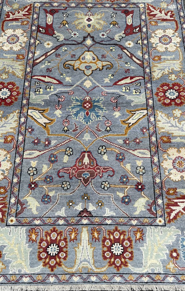 Afghan Art Deco Ziegler - new - unused - hand-knotted - wool - new - Carpet - 184 cm - 124 cm #1.0