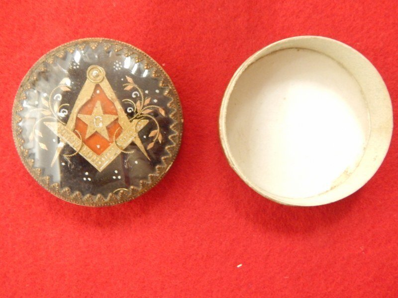 Ukendt - Badge - franc maconnerie masonic antique box - 19. - sidst i #3.2