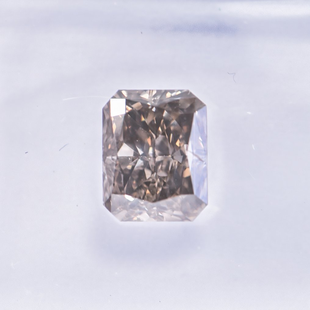 没有保留价 - 1 pcs 钻石  (天然色彩的)  - 1.00 ct - 雷地恩型 - Fancy 稍帶綠色的, 稍帶棕色的 黄色 - SI2 微内含二级 - 国际宝石研究院（IGI） - VG VG #3.2