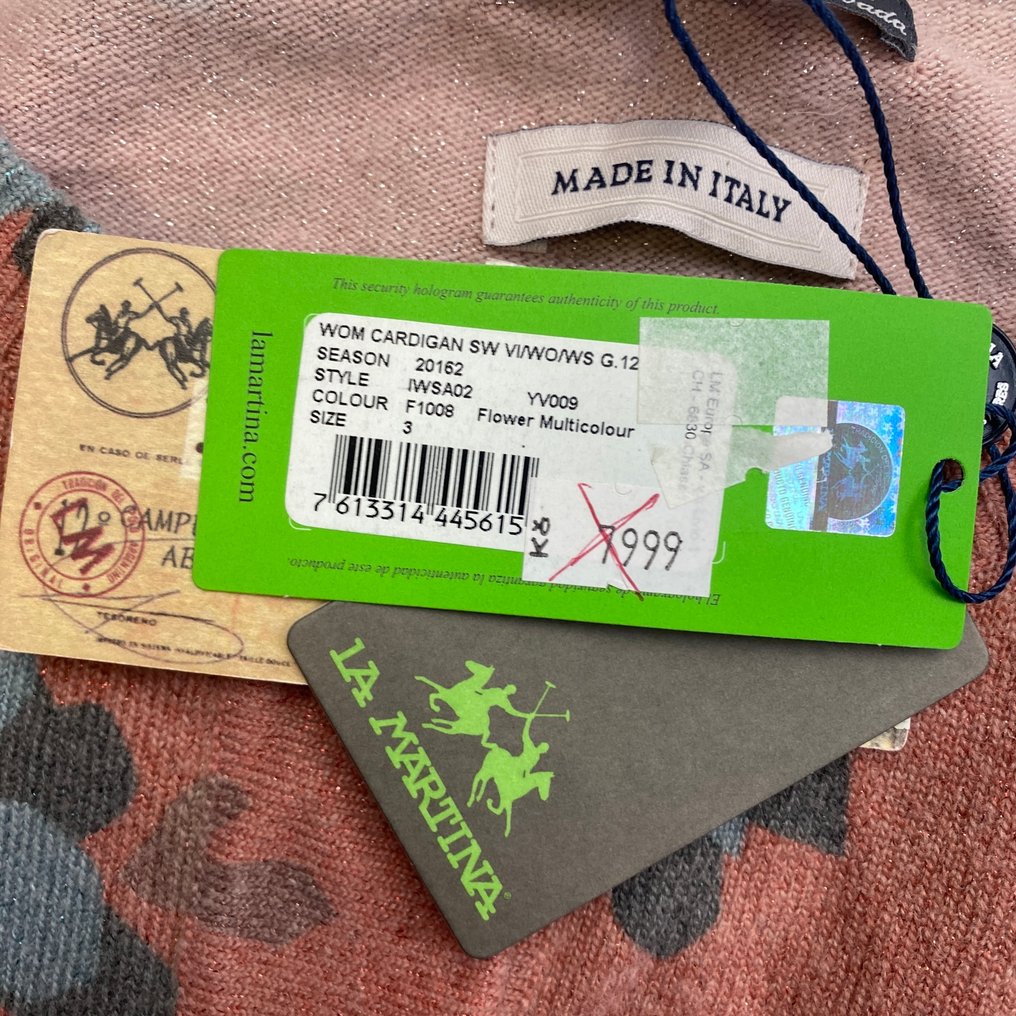 La Martina - 開襟毛衣 - New with tags #4.3