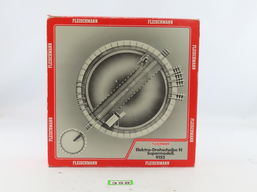 Fleischmann N轨 - 9152 - 模型火车车轨 (1) - 带有9个输入/输出的电动操作旋转盘 #2.1