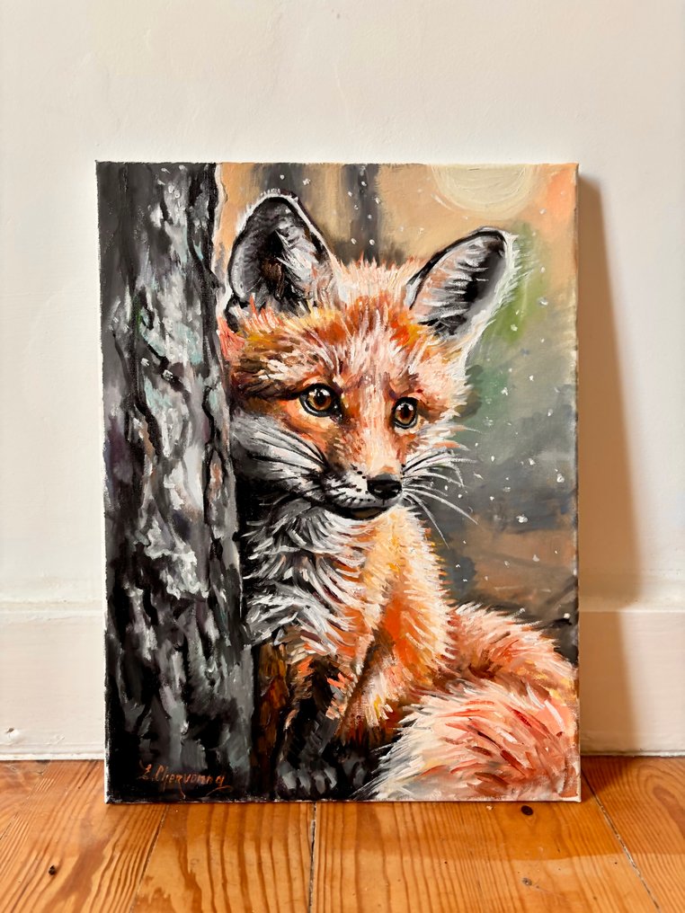 Eugenie Chervonna - Petit renard dans la forêt #4.3