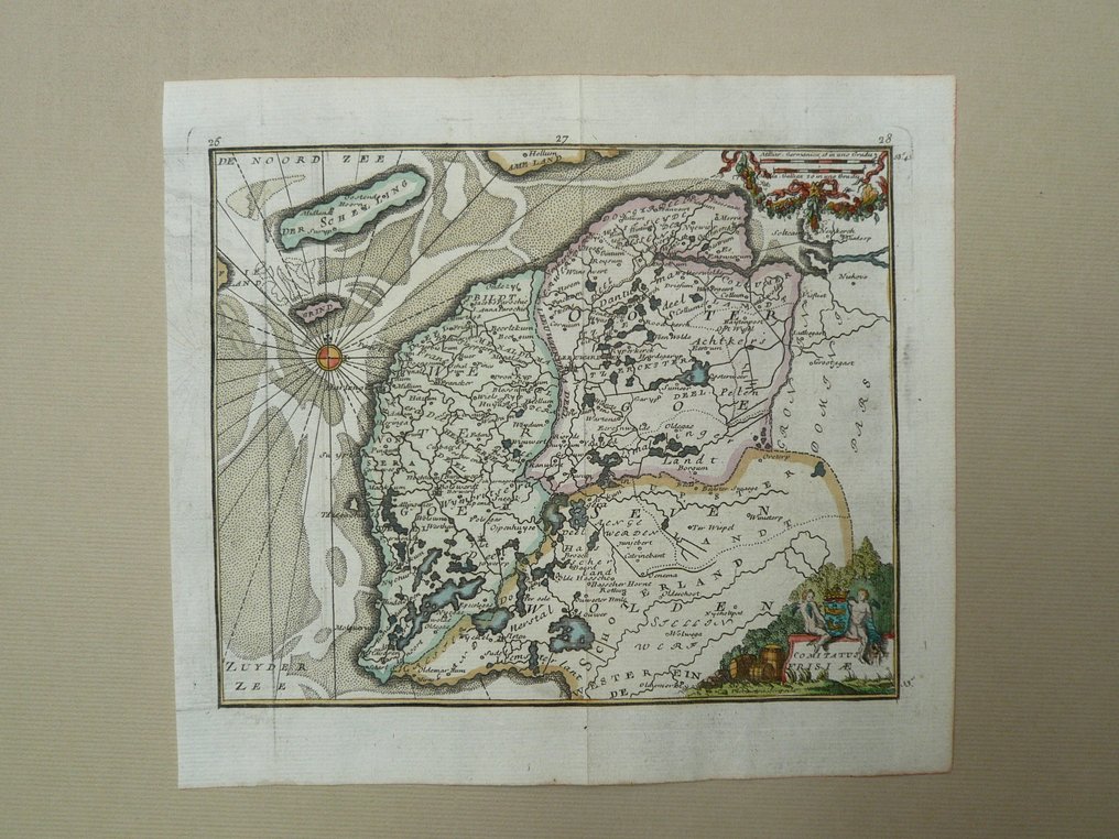 Netherlands - Friesland, Terschelling, Wadden; J. Harrewijn / J. Peeters - Comitatus Frisiae - 1681-1700 #1.0