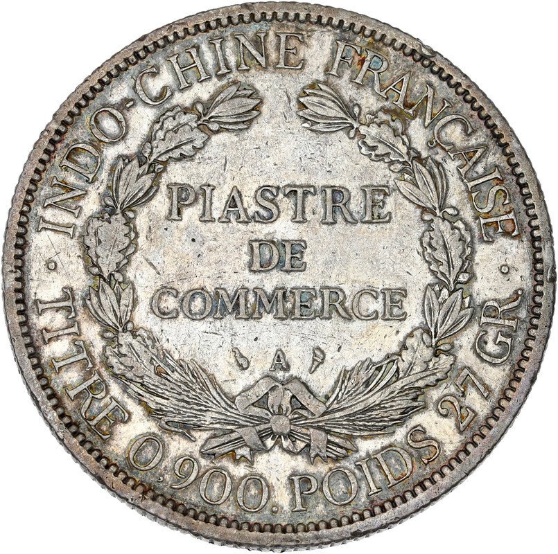 法语中南半岛. Piastre de commerce 1900-A #1.0