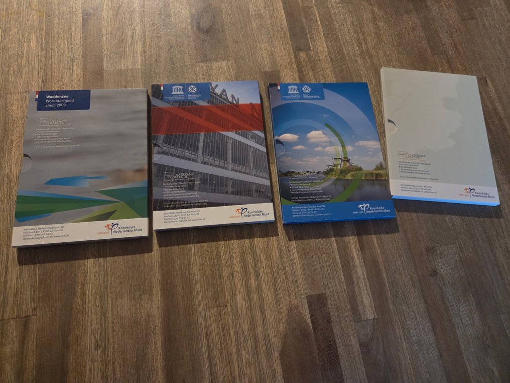 Nederland. 5 Euro Various Years (4 stuks) Proof  (Zonder Minimumprijs) #1.0