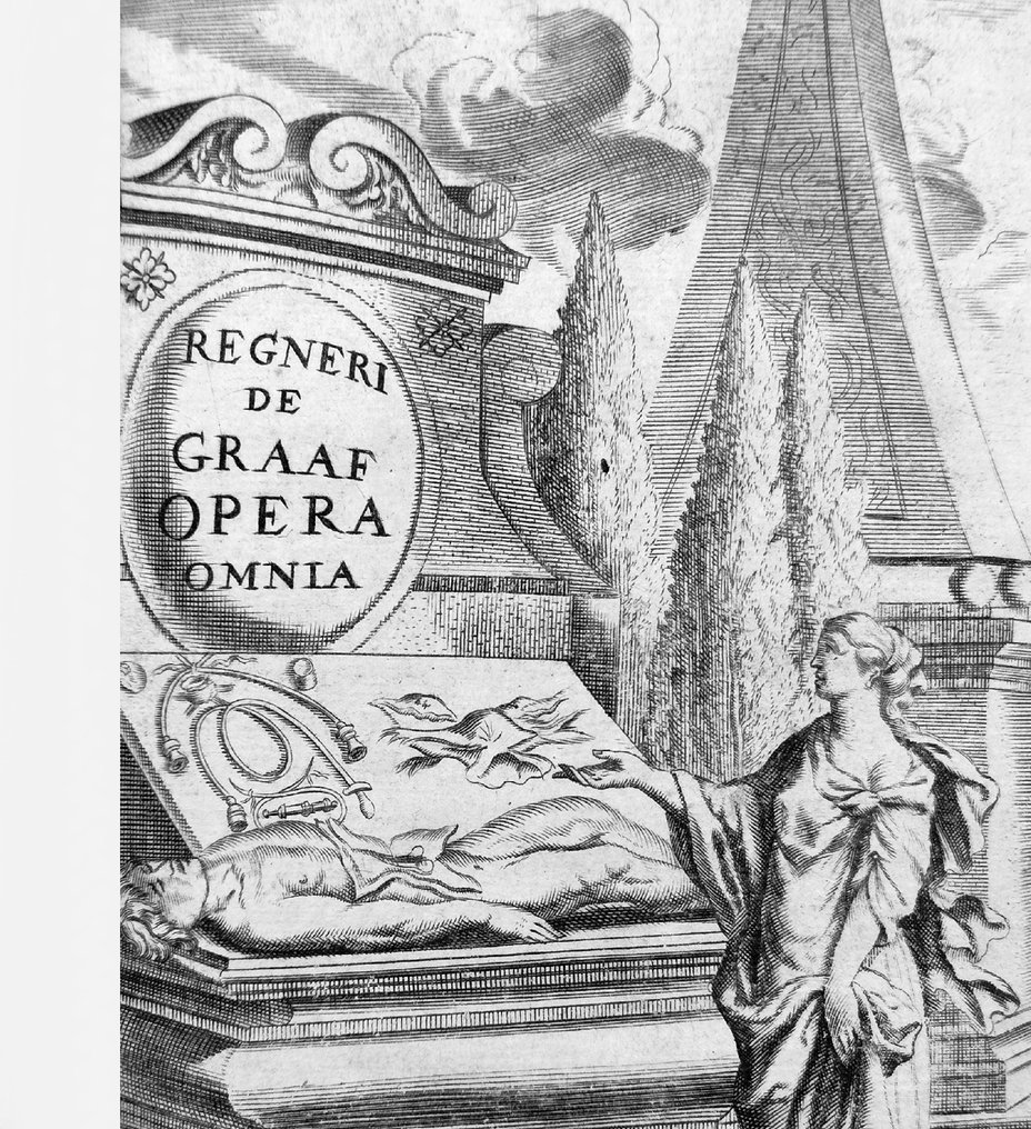 Reinier de Graaf or Regnier de Graaf - OPERA OMNIA (ALL WORKS) - 1678 #1.0