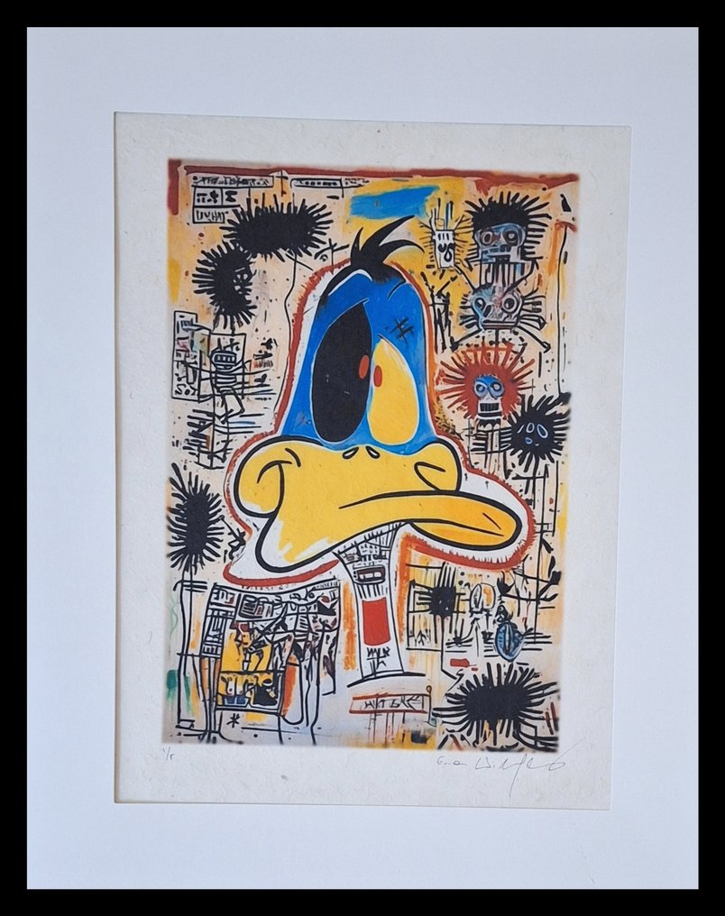 Emma Wildfang - Daffy Duck "Tribute series - Icons Reimagined "Jean-Michel Basquiat" #1.0
