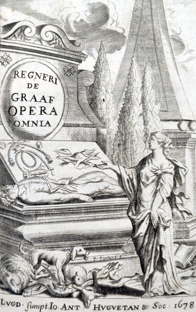 Reinier de Graaf or Regnier de Graaf - OPERA OMNIA (ALL WORKS) - 1678 #3.2