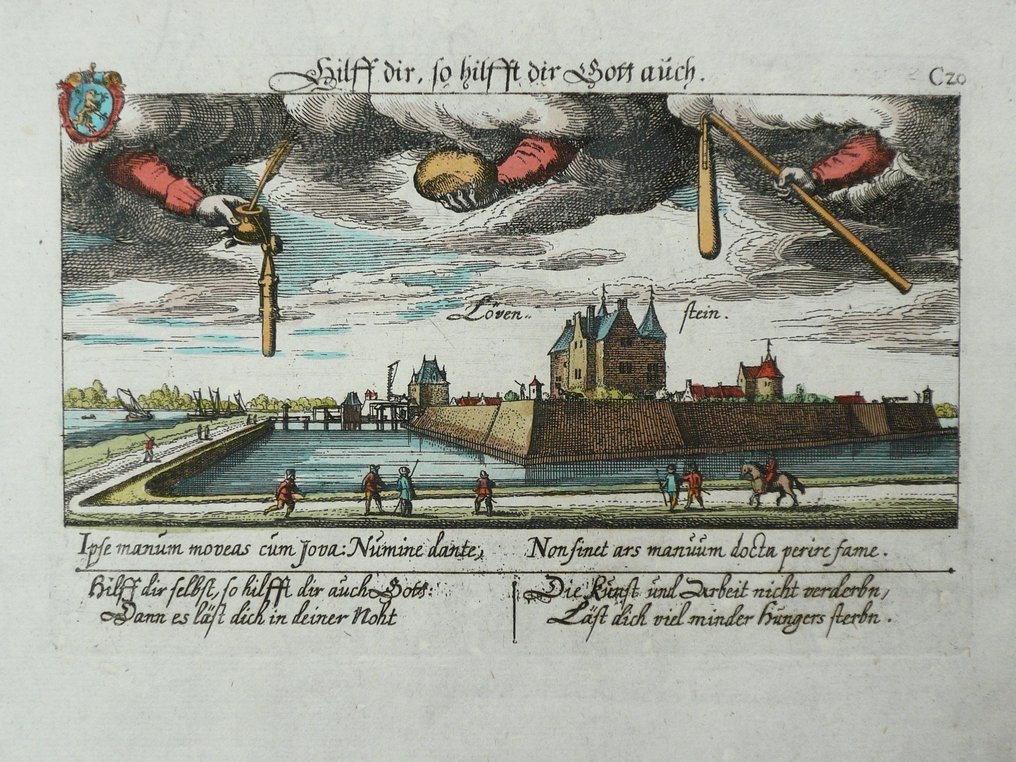 Netherlands - Loevestein; Daniel Meissner - Lövenstein - 1625 #1.0