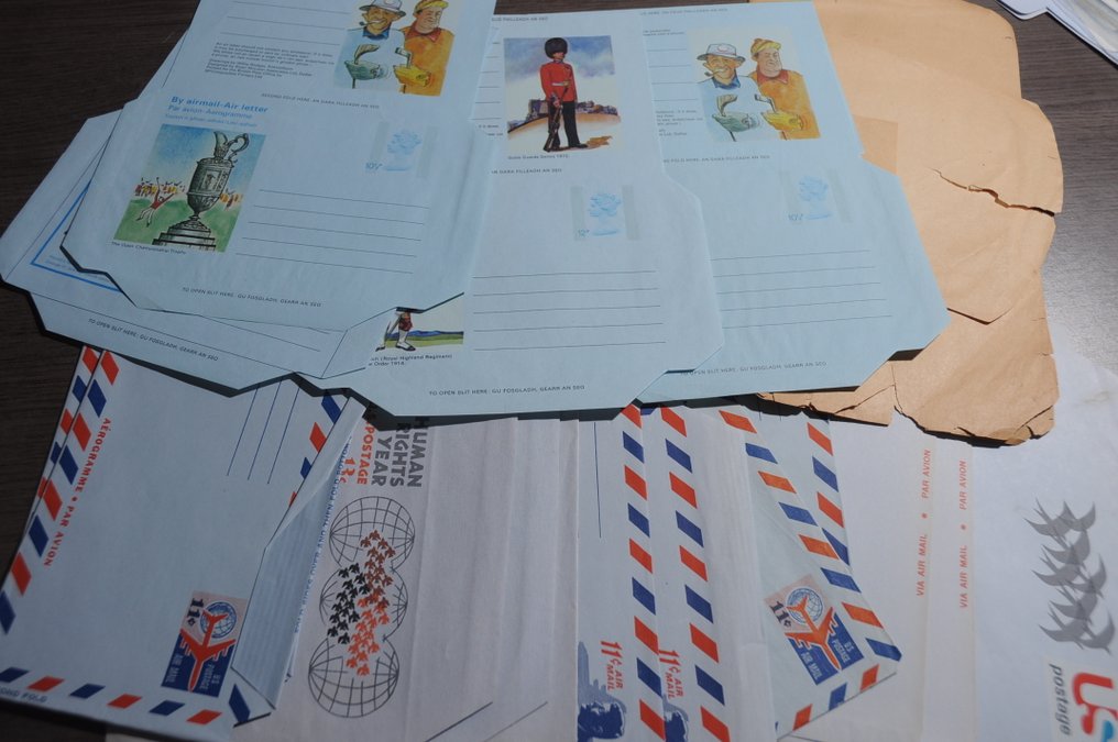 USA  - Batch including FDCs, PWS, and more in a box. #3.2