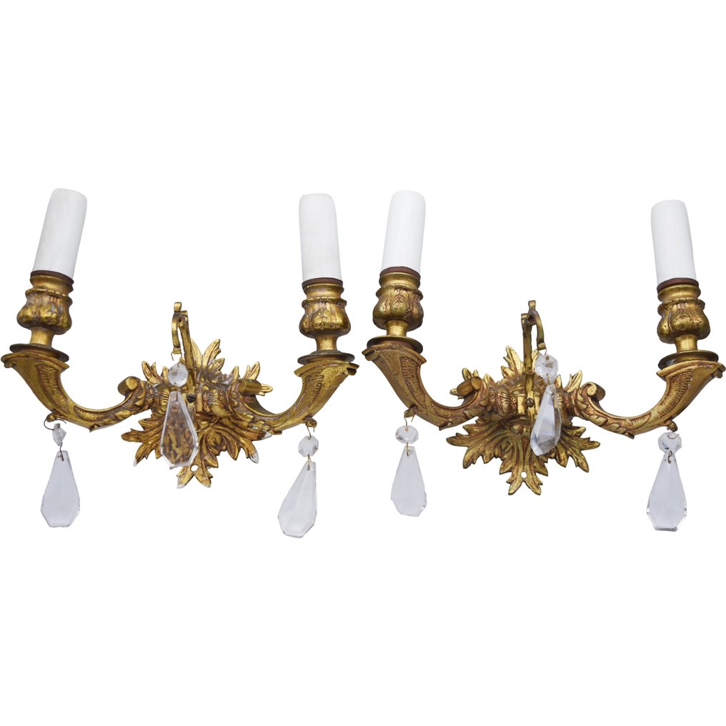 壁突式照明 (2) - 黄铜色 #2.1