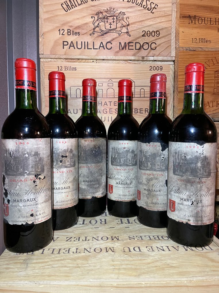 1966 Château Montbrun - Margaux - 6 Bottles (0.75L) #2.1