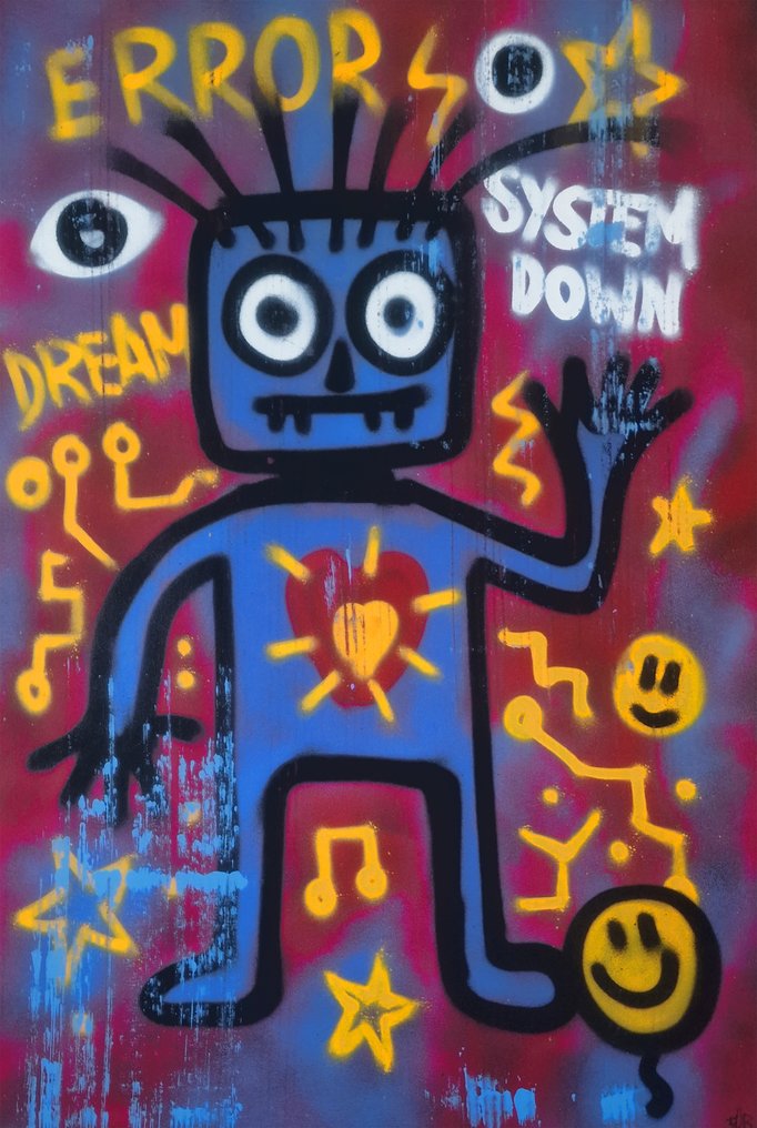 FÜR (1978) - System Crash - XL Size - (We Spray) NOT a PRINT #1.0