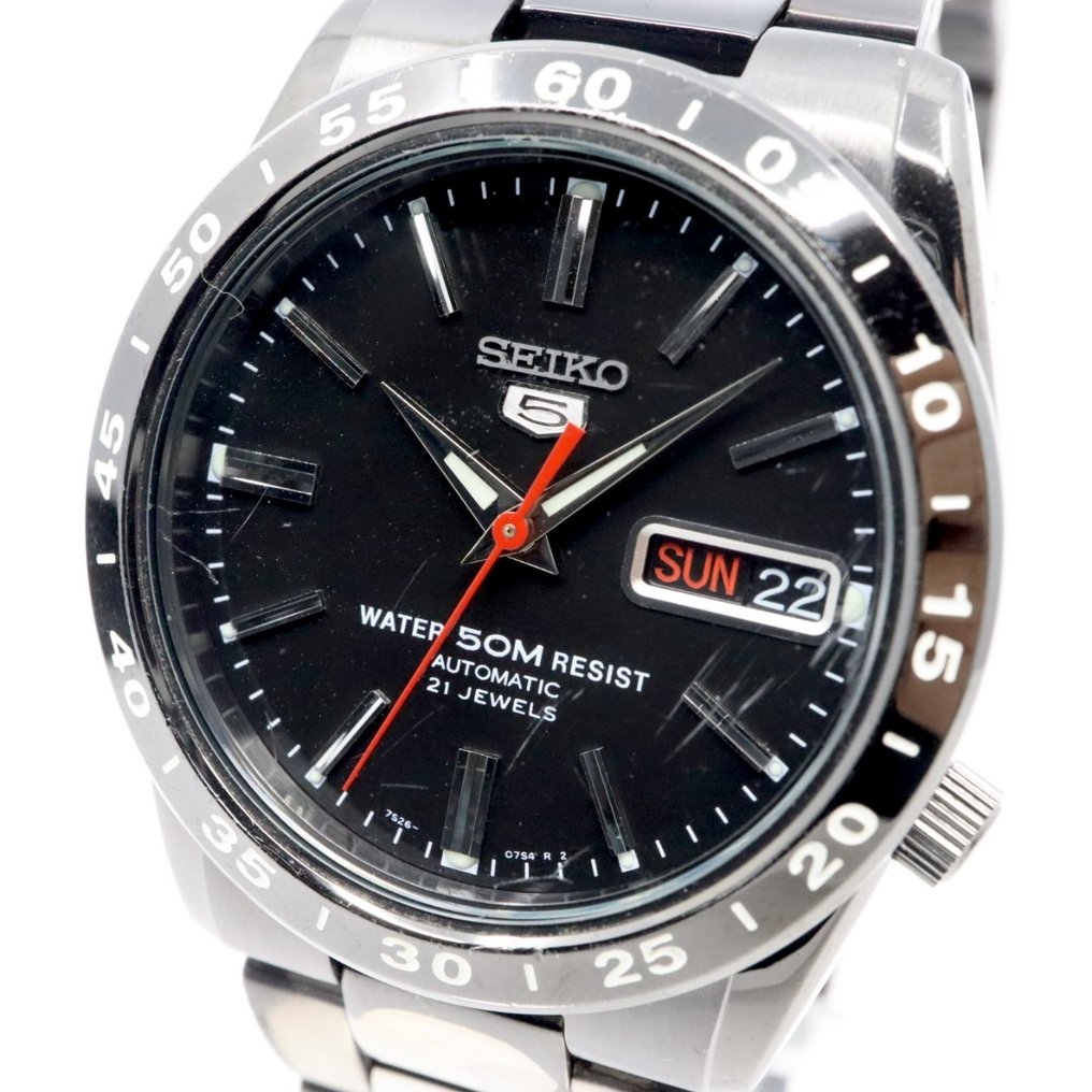 Seiko - Seiko 5 Automatic "Stealth" Black PVD (SNKE03) - Nincs minimálár - 7S26-02T0 - Férfi - 2010-2020 #1.0