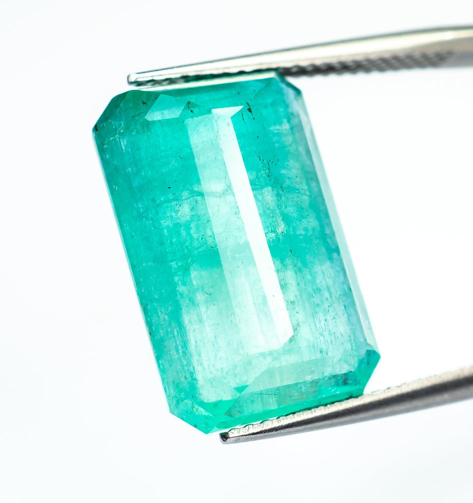 χωρίς τιμή ασφαλείας Σμαράγδι  - 13.36 ct - Bellerophon Gemlab - Μπλε-πράσινο (Νιγηρία) #3.2