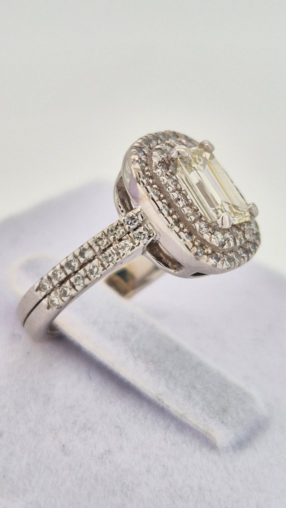 Gyűrű - 14 kt. Fehér arany -  1.81ct. tw. Gyémánt (Természetes) - Gyémánt #2.1