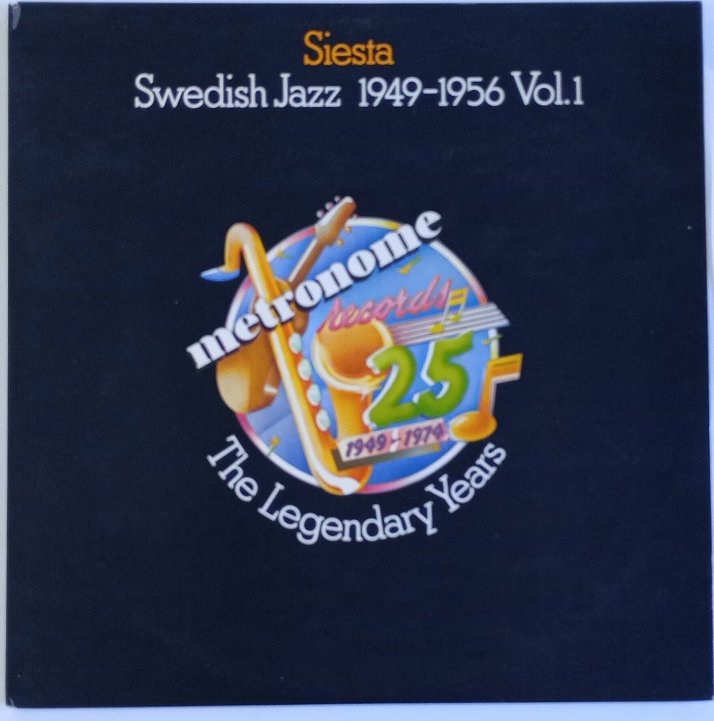 Various Artists/Bands in Jazz, Top Jazz from Sweden Golden Era - Lars Gullin, Bengt Hallberg, Rolf Ericson - Multiple artists - The Legendary Years - Multiple titles - 2xLP Album (double album) - 1974 #2.1