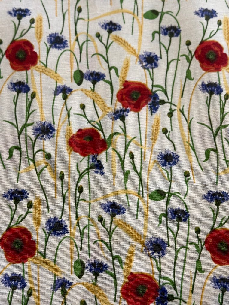 Deilig rustikk jacquard blomster vår bordduk. - Duk - 2.2 m - 1.31 m #1.0